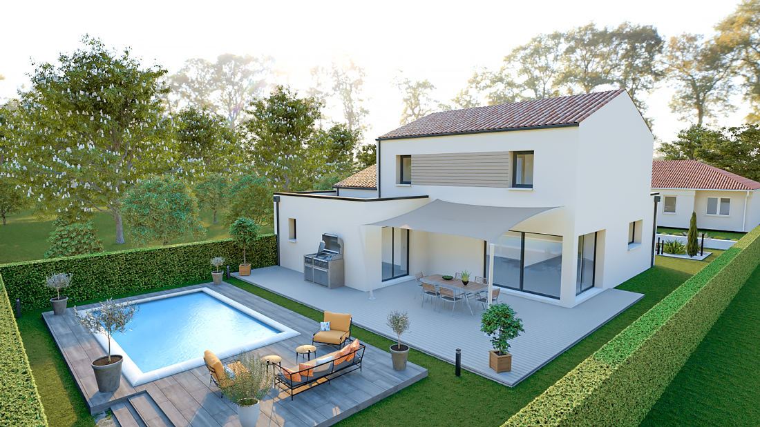 Maison avant installation solaire